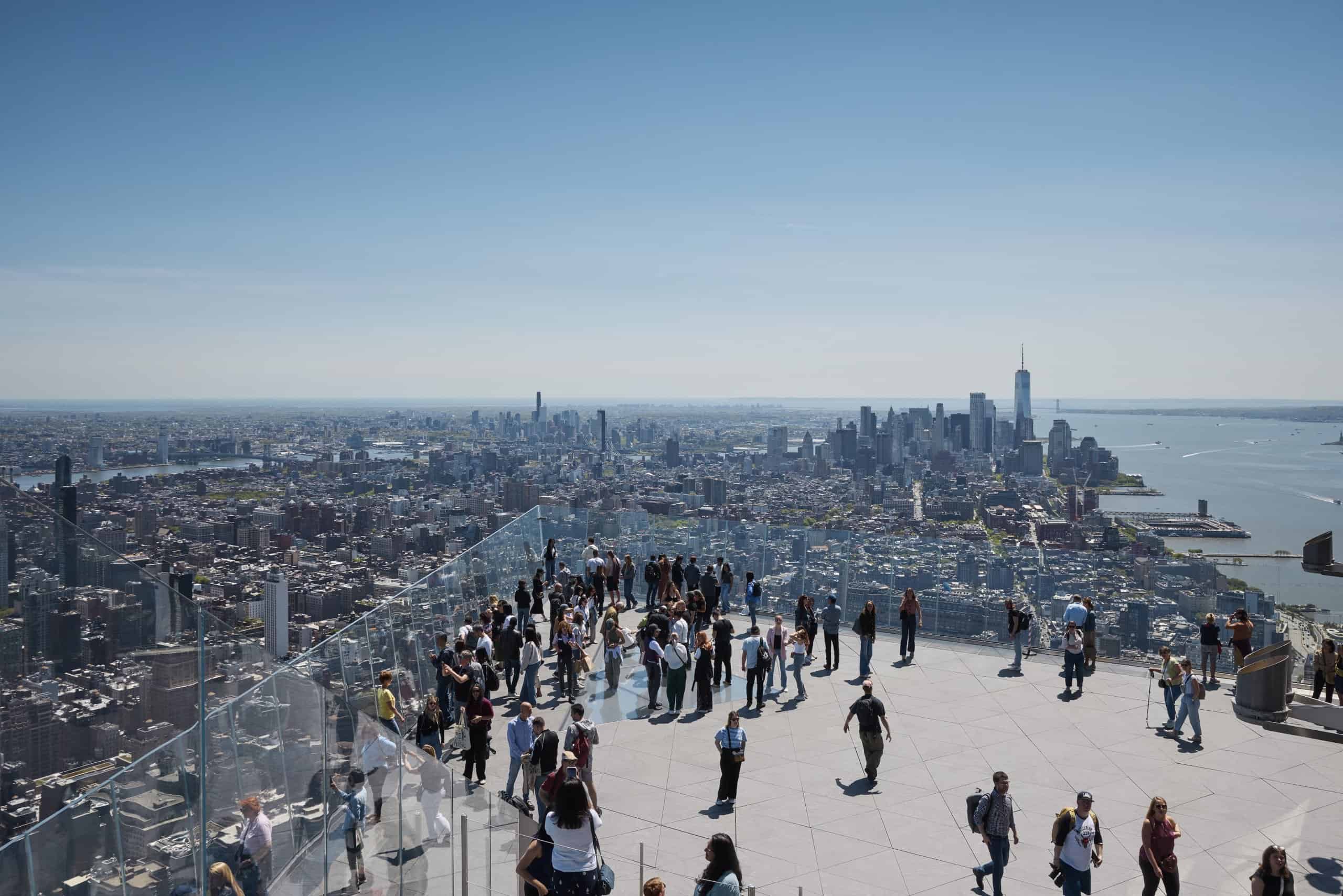 Edge NYC outdoor sky deck at 30 Hudson Yards, starting point for any New York City itinerary